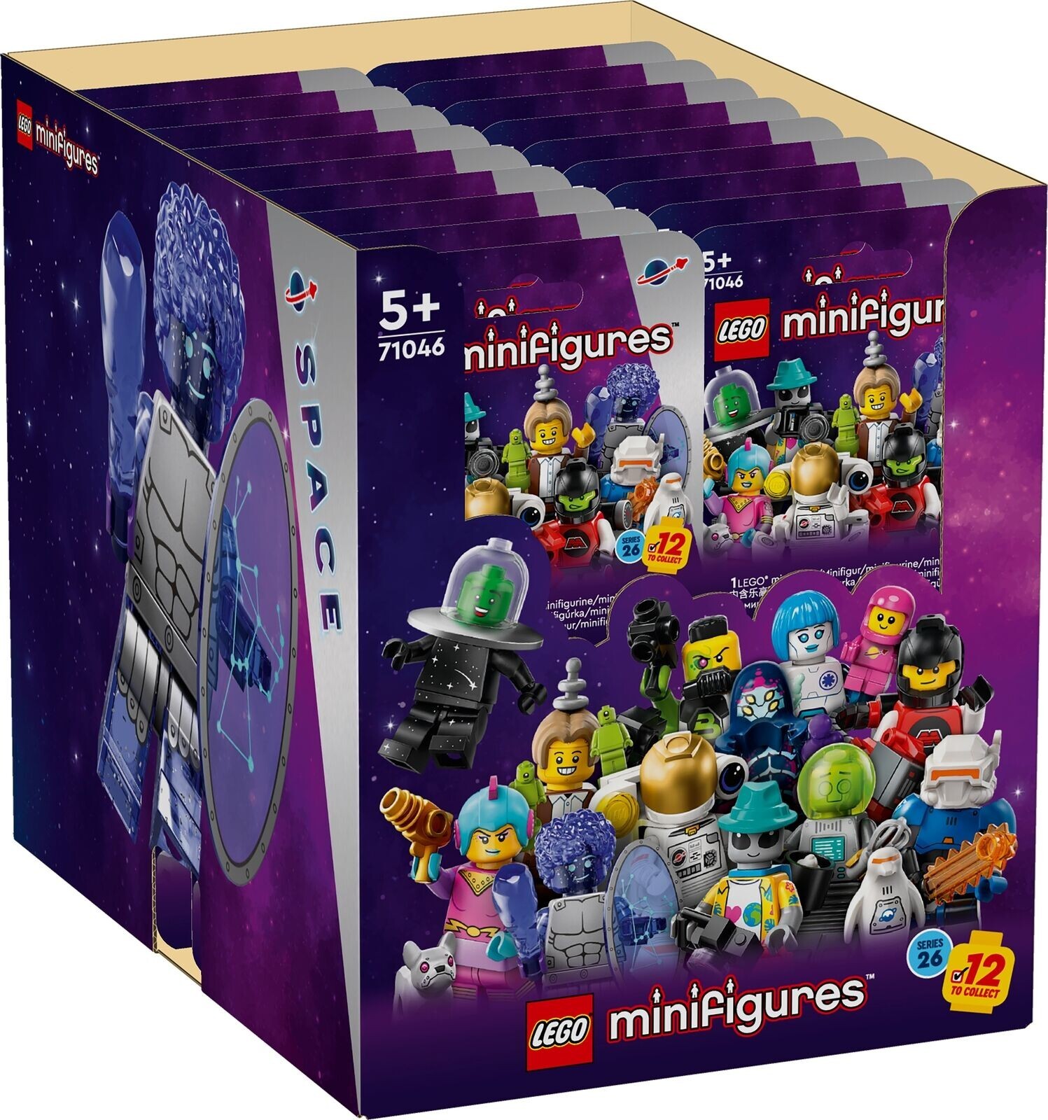 Original LEGO® 71046 Minifiguren Serie 26: Raum - Mutant Von Blacktron - Bild 43