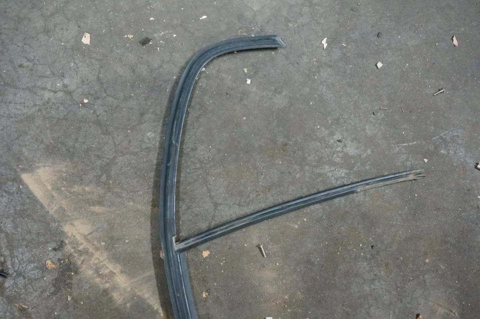 OE BMW E46 Puerta trasera izquierda conductor ventana pista sello meteorológico 99-05 325i 330i 323i Foto 2 de 4