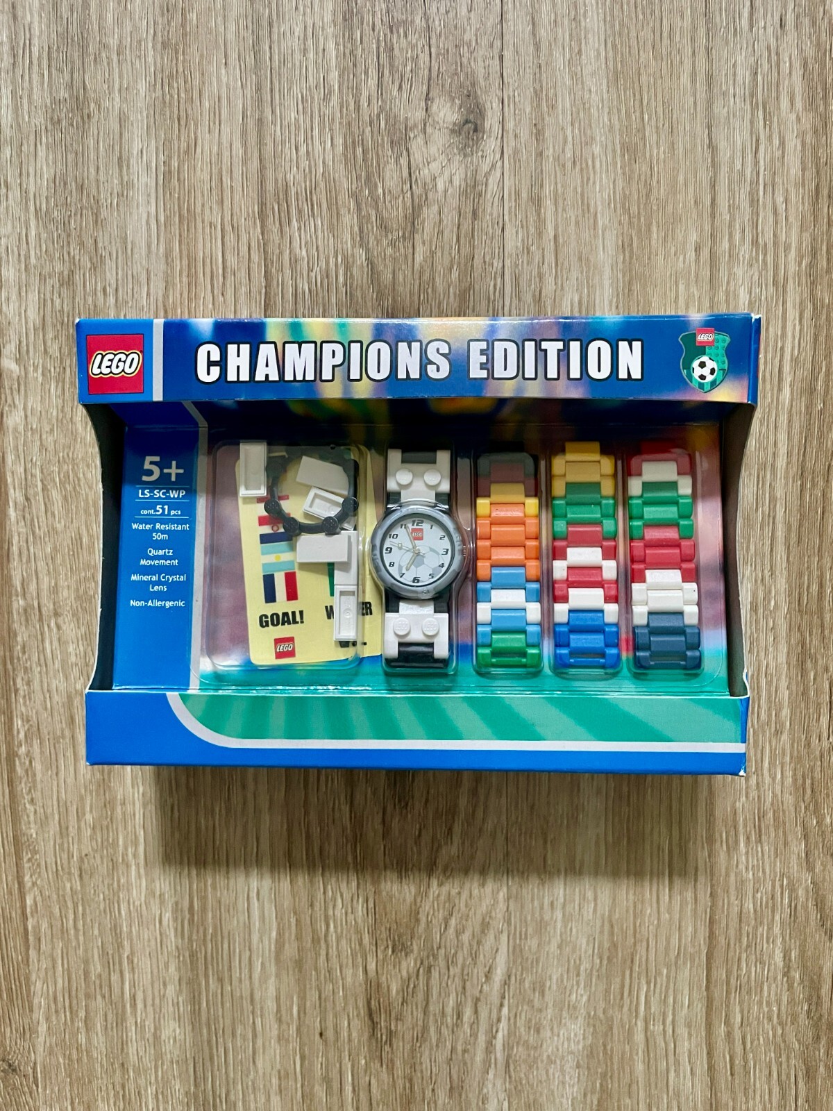 LEGO Watch Watch Set Soccer Football 2006 Champions Edition New MISB Sealed