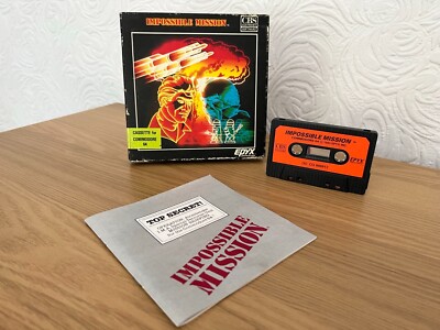 Impossible Mission Commodore 64 Kassette - funktionstüchtig - ️Retro Geschenkidee ️