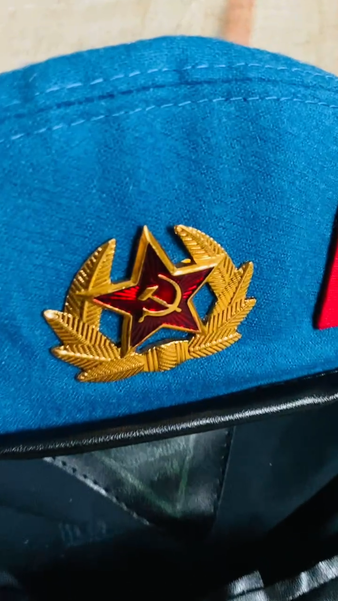 Soviet Blue Beret VDV. Airborne Hat Margelov. Paratrooper Cap