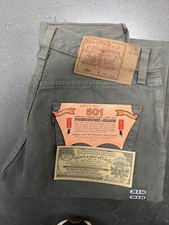 Vintage Levi’s Jeans Women’s 29x34 Green Denim Pants Button Fly USA Made 90s New