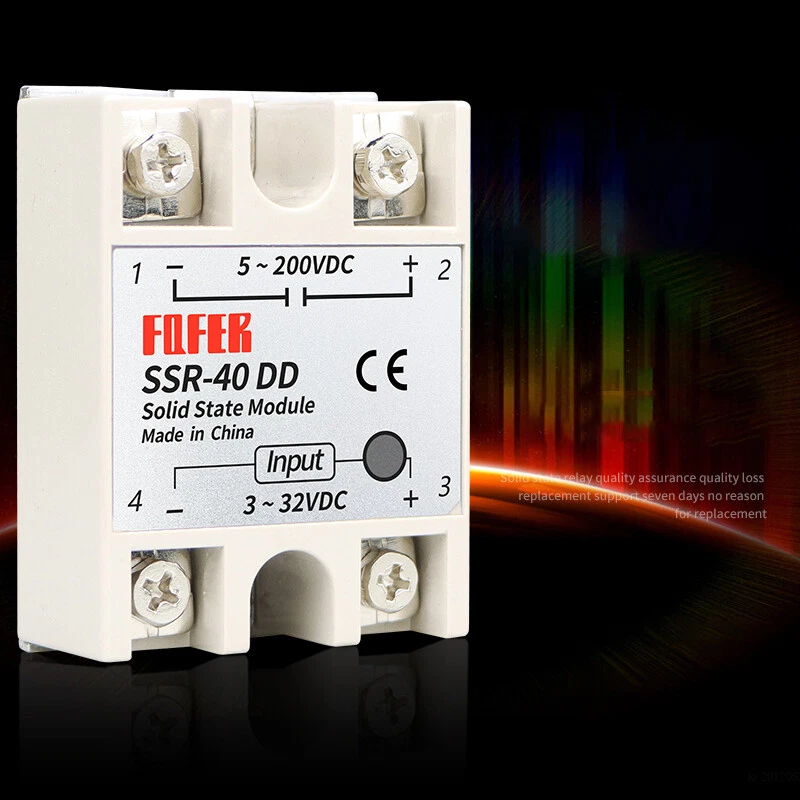 SSR Halbleiter Solid State Relais DC / DC 3-32V DC Steuerspannung 10DD - 100DD - Bild 4 von 4