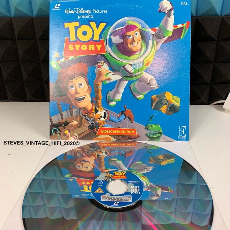 Toy Story (1995) PAL Laser Disc Animation Walt Disney Tom Hanks