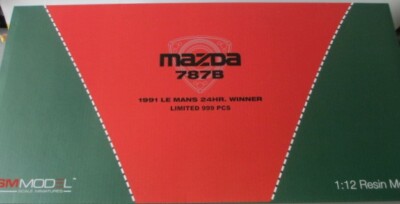 TSM Model 1/12 Mazda 787B 1991 Le Mans Winner Resin Model Kit from