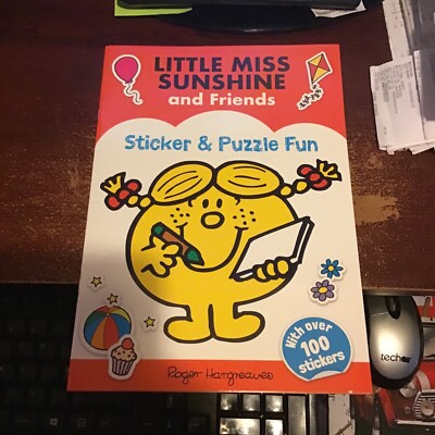 LITTLE MISS SUNSHINE AND FRIENDS AUFKLEBER AKTIVITÄTSBUCH WEIHNACHTEN RÄTSEL