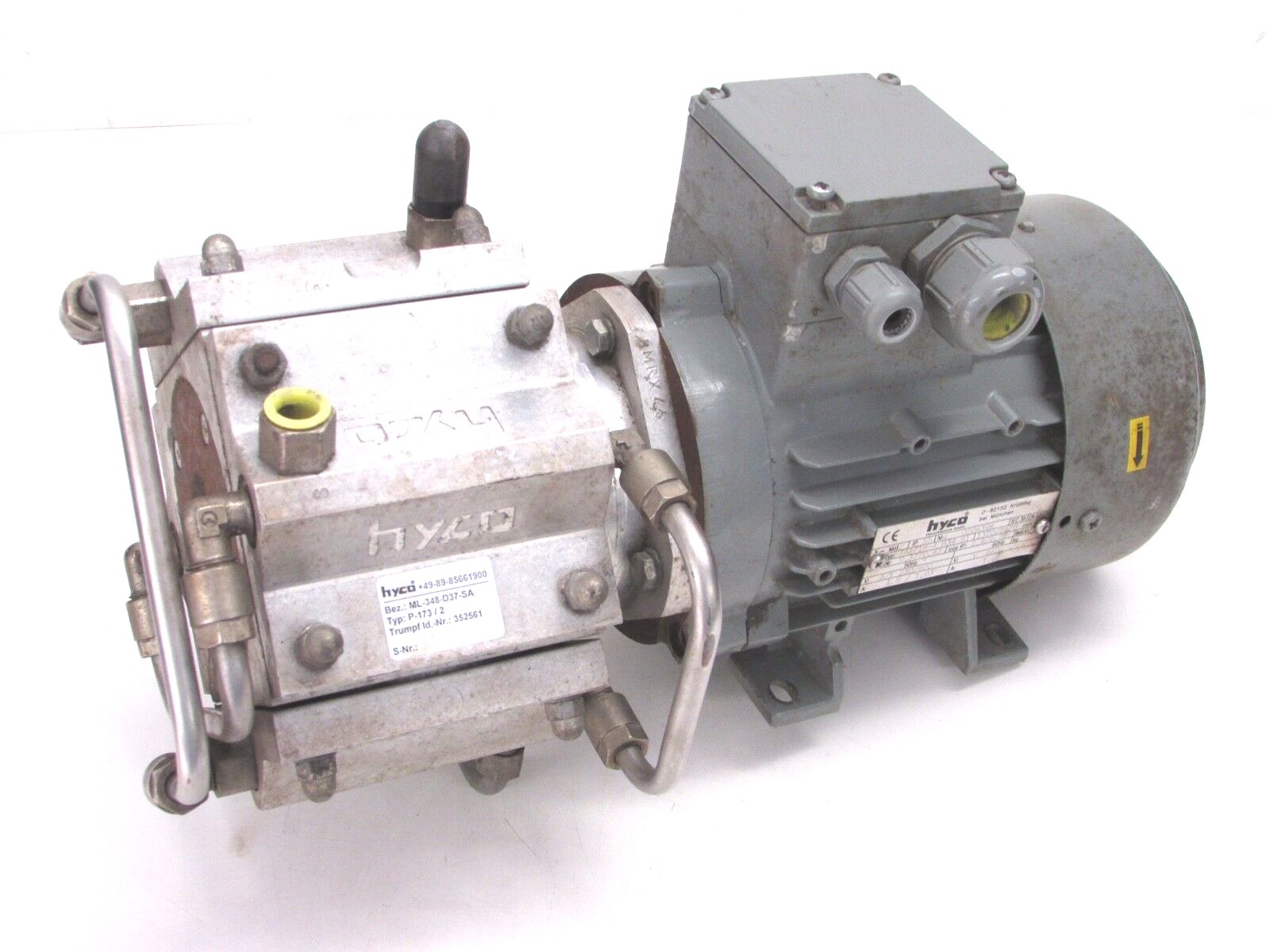 HYCO VACUUM DIAPHRAGM PUMP, ML348D37SA eBay