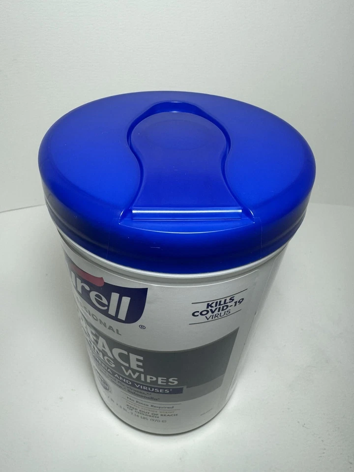 Toallita desinfectante de superficies profesional Purell (7 pulgadas x 8 pulgadas) cada 110 toallitas caducan 12/25 Foto 4 de 4
