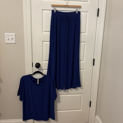Dear Scarlett Brand Lounge Set/ Travel Set - Medium Blue - Item 1804