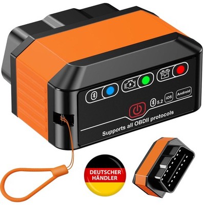 ELM327 OBD2 Bluetooth Scanner,OBD2 Diagnosegerät Scanner Adapter Android Windows