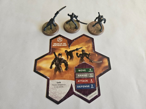 Heroscape Ninjas of the Northern Wind -Complete, VGC- Thora's Vengeance