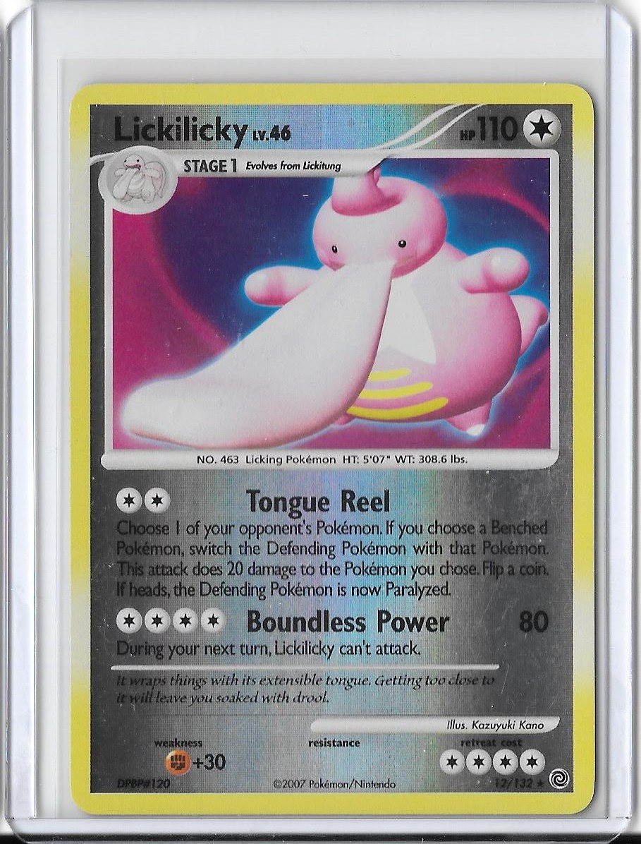 Lickilicky 12/132 Secret Wonders Reverse Holo Pokémon TCG LP Condition