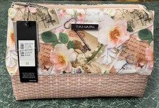 TAHARI NEW TRIO 3 PIECE SET "LOVE LETTERS" COSMETIC /BAGCASE MSRP $49 NEW