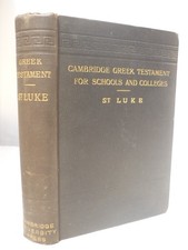 1903 - The Gospel According to St. Luke in Greek with Maps - F W Farrar HB