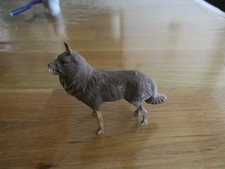 Alte, Antike Massefigur, Figur Masse Hund, Sch&auml;ferhund