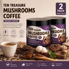 2 Pack Mushroom Coffee 100 Authentic USA FREE SHIPPING Organic 396g Per pack