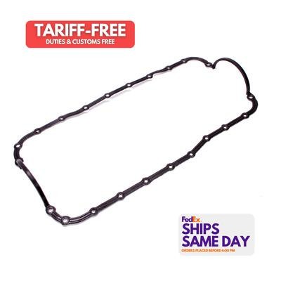 Ford M-6710-A50, One Rubber Oil Pan Gasket 1 Piece Silicone Black Performance Pa - Picture 1 of 10