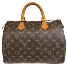 Auth Louis Vuitton Speedy 30 Handbag Monogram Mini Boston M41526 VI0920