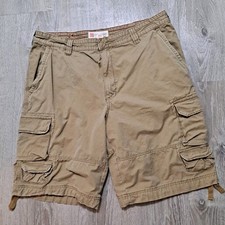 VTG Y2K Mossimo Supply Co Men  s 38 Khaki Shorts 100 Cotton Cargo Supply