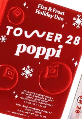 Tower 28 Poppin Fizz & Frost Holiday Duo Kit - 2 pc Gift Set -New