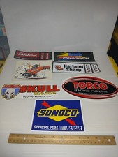 NASCAR, DIRT, DRAG CAR Decal full size Sponsor Race Car sticker Man Cave...
