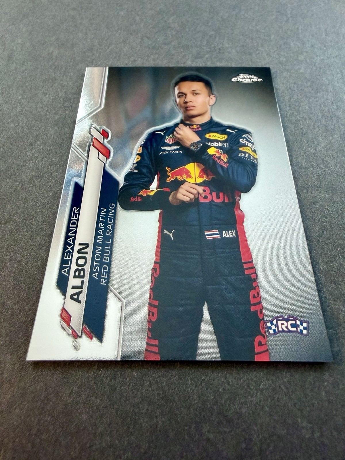 2020 Topps Chrome Formula 1 Alexander Albon Portrait #5 Rookie RC F1