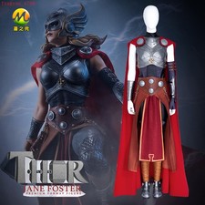 Thor: Love and Thunder Mighty Thor Jane Foster Cosplay Costume Cloak Full Set
