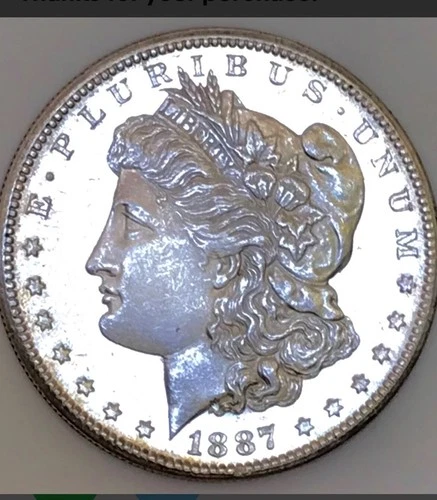 1887-S San Francisco Morgan Silver Dollar Brilliant Uncirculated Better Date