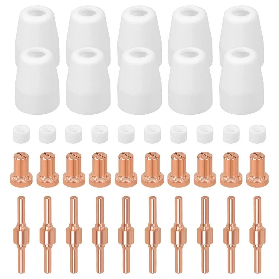 40Pcs PT-31 Plasma Cutter Electrode Tips Kit For Parkside Cutting Torch Parts UK - Image 3 of 4