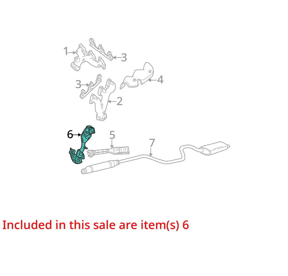 2001-2002 Ford Taurus Turbocompressor Coletor de Escape com Turbo Carregador BAWBZ - Imagem 3 de 4