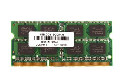 PNY 4GB PC3-10600 DDR3-1333Mhz SO-DIMM Memory Laptop Memory P/N: C0MHH-T Tested