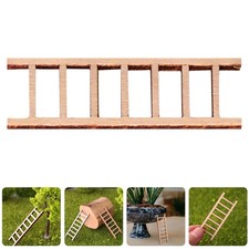 8 Pcs Tiny House Accessories Playhouse Stairs Fairy Garden Ladder Cake Topper