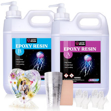 Resin Epoxy Kit, 1.5 Gallon Bubble Free & Crystal Clear Epoxy | Resin Art Suppli