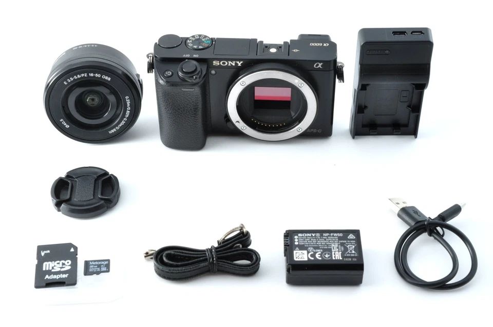 Sony Alpha ILCE a6000 Digitalkamera mit 16-50mm Objektiv 6.801 Auslösungen [N NEUWERTIG] #1219