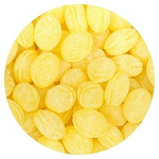 Claeys Sanded Lemon Drops, 5 Pound Bulk Bag Approx 360 Pieces , Hard Sour...