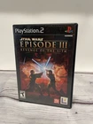 Star Wars Episode III Revenge of the Sith Sony PlayStation 2 PS2 Game SLUS 21143