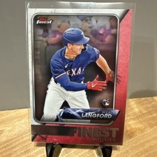 2024 Topps Finest - Finest Rookies Design Variation Wyatt Langford #FRD-19 (RC)