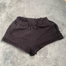 Athleta girl Black cotton Shorts medium 8-10