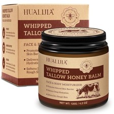 Organic Beef Tallow for Skin, Tallow and Honey Balm 4.2 Oz , Tallow Face Moistu