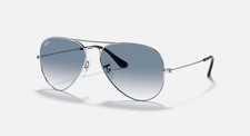 Ray-Ban Aviator Silver/Light Blue Gradient 62 mm Sunglasses RB3025 003/3F 62-14