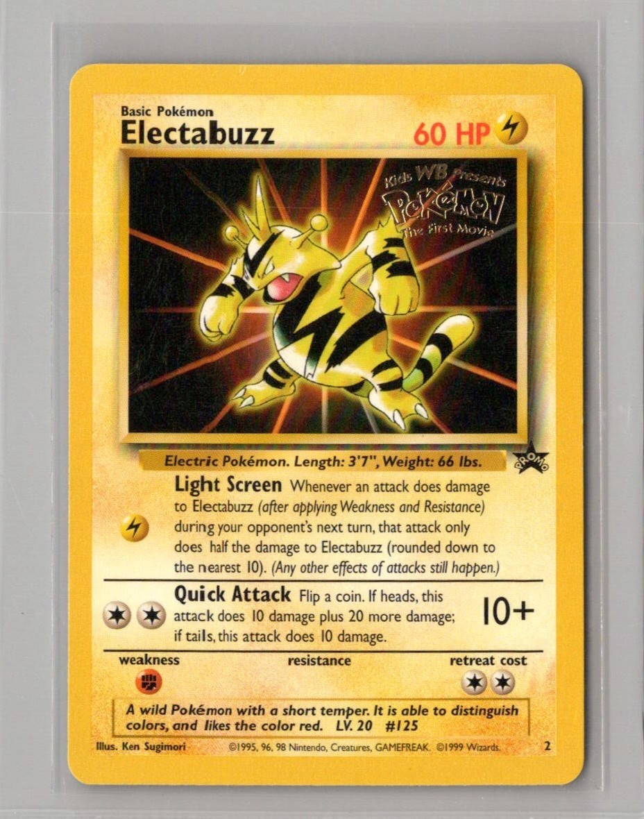Electabuzz 24/130 - Pokemon TCG Base Set 2 Rare Card WOTC LP