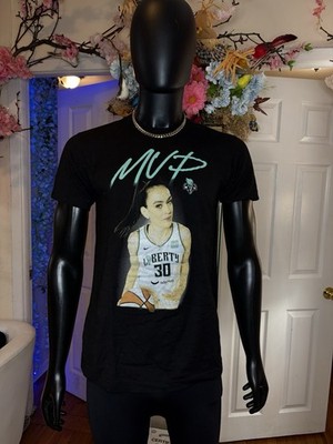 Stadium Essentials New York Liberty Breanna Stewart #30 Black T-Shirt, M