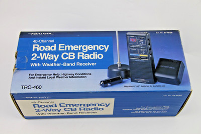 Vintage Realistic TRC-460 40-Channel CB/Weather Radio New Old Stock