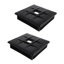 Facile da Usare 4 Quadrato Gomma Paraurti Spina Set (2pcs) for Rv Camper Trailer