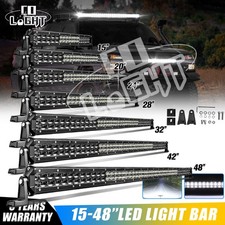 15202428334248led Light Bar Spot Flood Combo Driving Lamp 4wd Ute Offroad