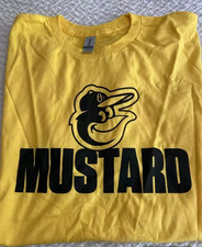 Orioles Mustard Hot Dog Race T-Shirt Giveaway - USA Size