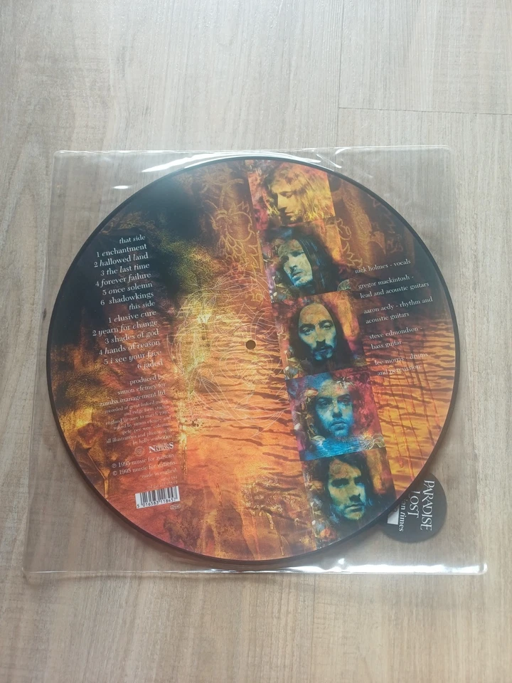 Pic.disc LP PARADISE LOST "Draconian times"1995 Music forNations ,Ltd.Edition  - Bild 2 von 4