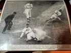 A Rare Photo of the Winning Run of 1946 7th Game of the World Series St.Lou & Bo