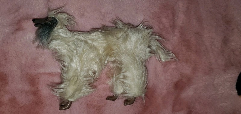 Vintage Barbie 'Beauty' Afghan Hound Dog Puppy by Mattel 7"×5" 1979