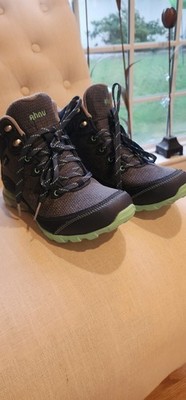 Ahnu Teva Sugarpine II Boots Womens 8.5 Blue Trail Hiking Waterproof Shoes